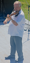 Eddie Rogers directing and on fiddle