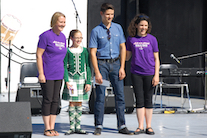 Susan MacLean, Drea Shepherd, Olivier Broussard, and Lisa MacNeil after the awards presentation