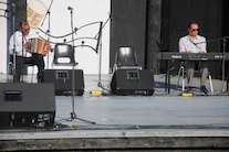 Wilfred Prosper, Jr on accordion accompanied by Kolten MacDonell on keyboard