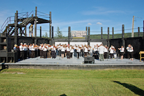 Cape Breton Fiddlers’ Association Third Group Number, directed by Eddie Rogers and accompanied by Janet Cameron on keyboard
