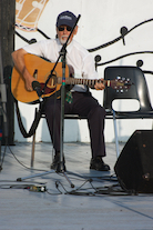 Denis Larade on guitar