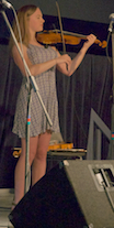 Mary Anna MacNeil on fiddle