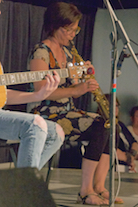 Monica MacNeil on soprano saxophone