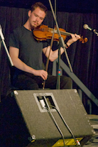 Joe MacMaster on fiddle