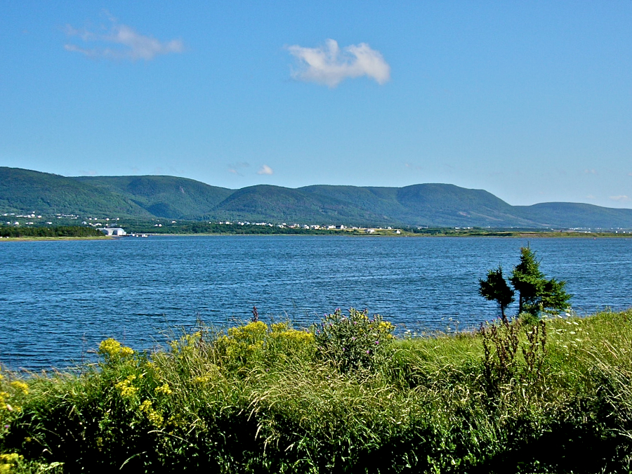 Highlands behind Point Cross
