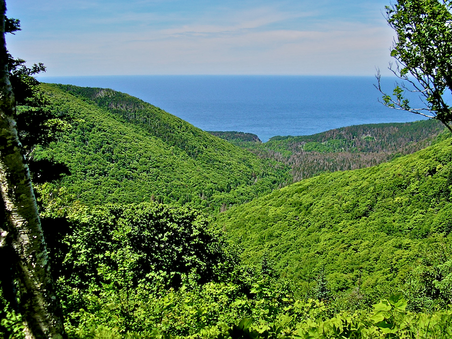 View from the Oir à Ghlinne (Edge of the Valley) Trail Look-off