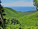 View from the Oir à Ghlinne (Edge of the Valley) Trail Look-off
