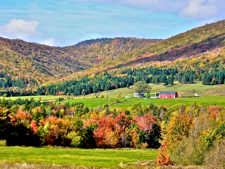 Cape Mabou Highlands from the Northeast Mabou Road
