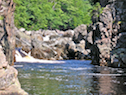 The falls at the Second Pool