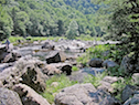 View downriver from the Second Pool