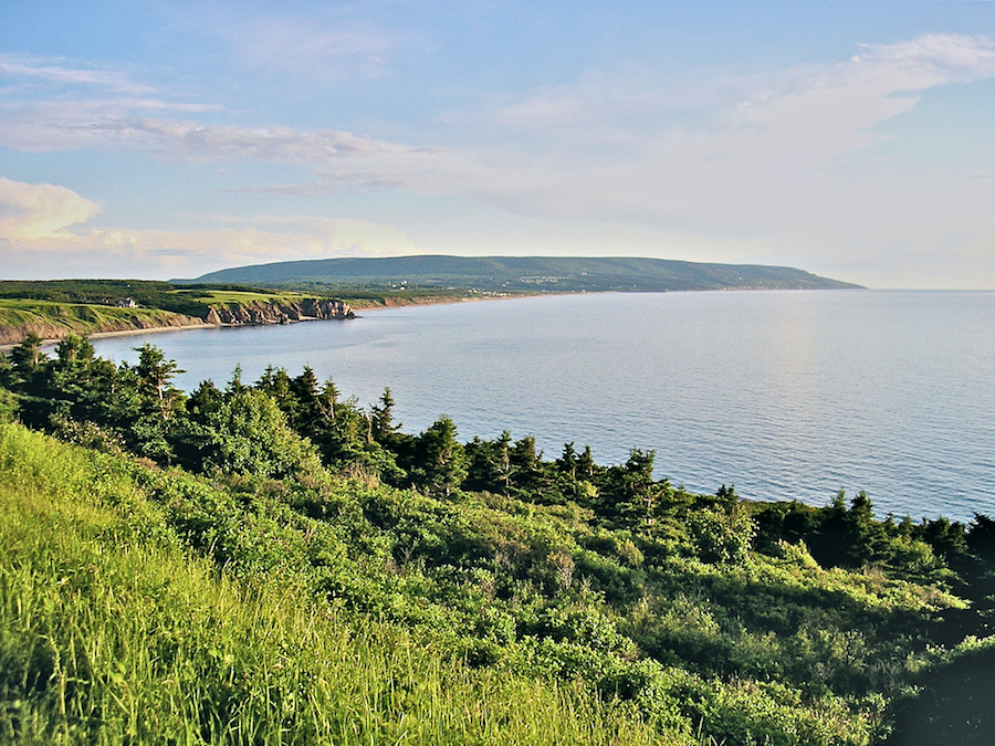Cape Mabou and Sight Point as seen from the Broad Cove Marsh Road