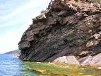 The coast to the north from MacKinnons Brook Mouth