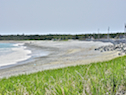 MacGillivrays Cove and the cobblestone beach at Gabarus