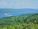 The mouth of St Anns Harbour and St Anns Bay from the St Anns Look-Off