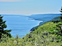 St Anns Bay from the fifth look-off on the Cape Smokey Trail