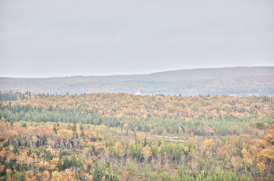 Glencoe Mills seen from the MacLellan Road