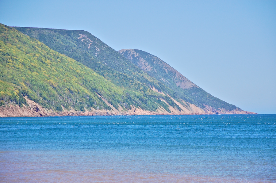 Close-up of the Cape North Massif