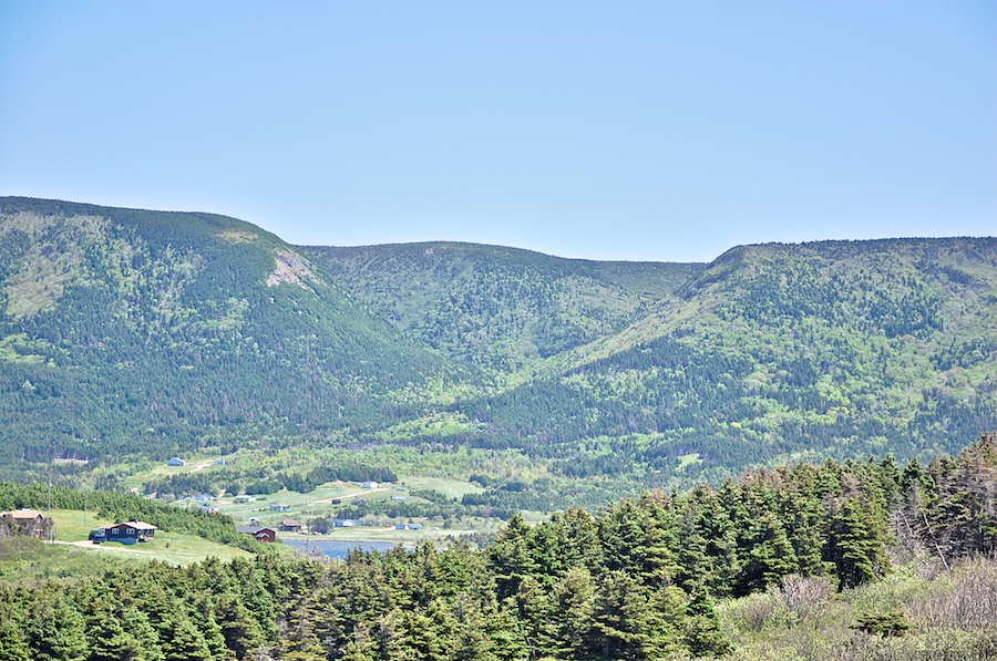 Cape North Massif towards Bay Road Valley