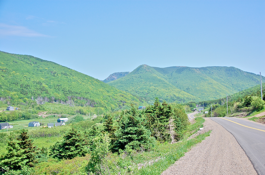 Mountains from the Red River Road
