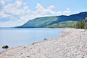 Cobblestone Beach on the Red Island Trail