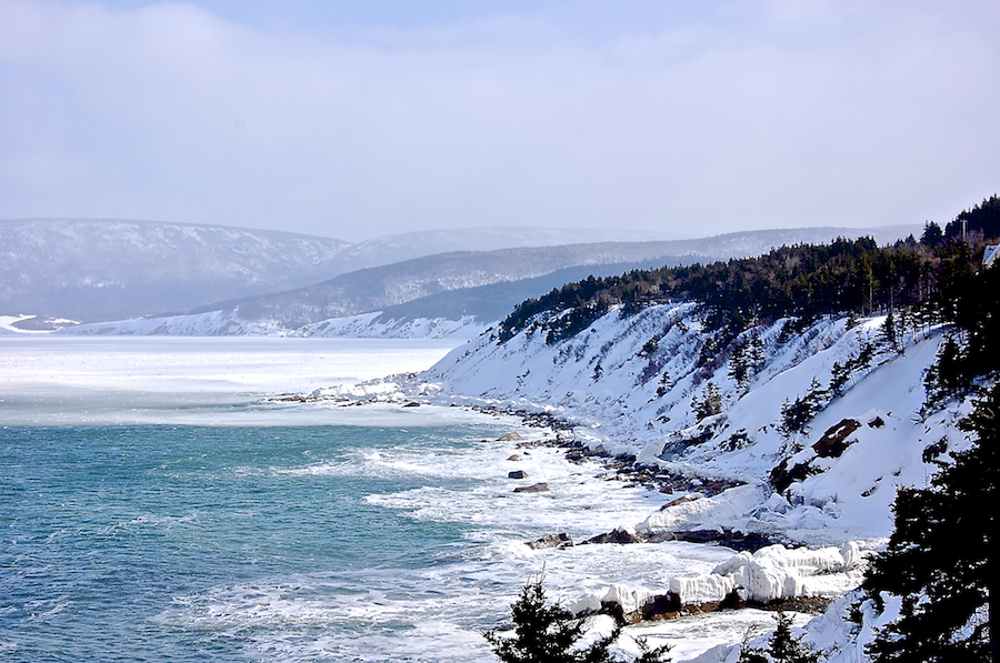 Shore to the southeast of Black Point