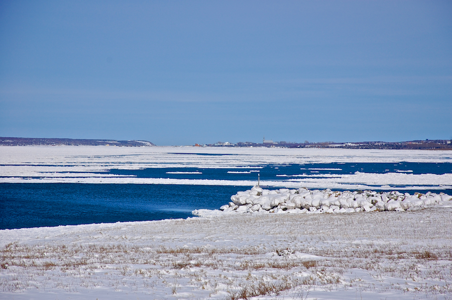 Chéticamp and Chéticamp Island from Grand-Étang