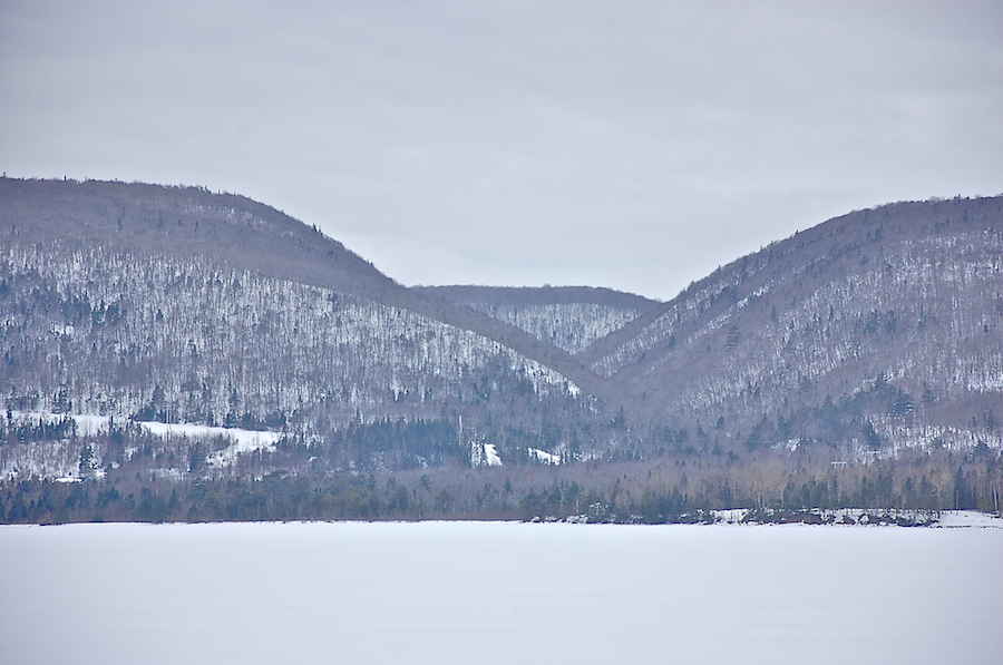 Cleft between Lewis Mountain and Northside Mountain
