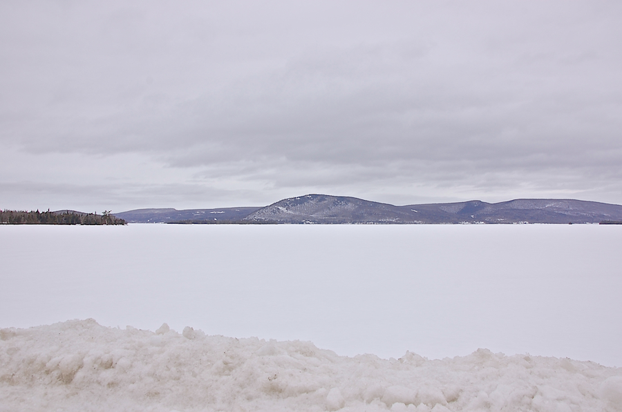 Whycocomagh Bay and Salt Mountain from Portage Road