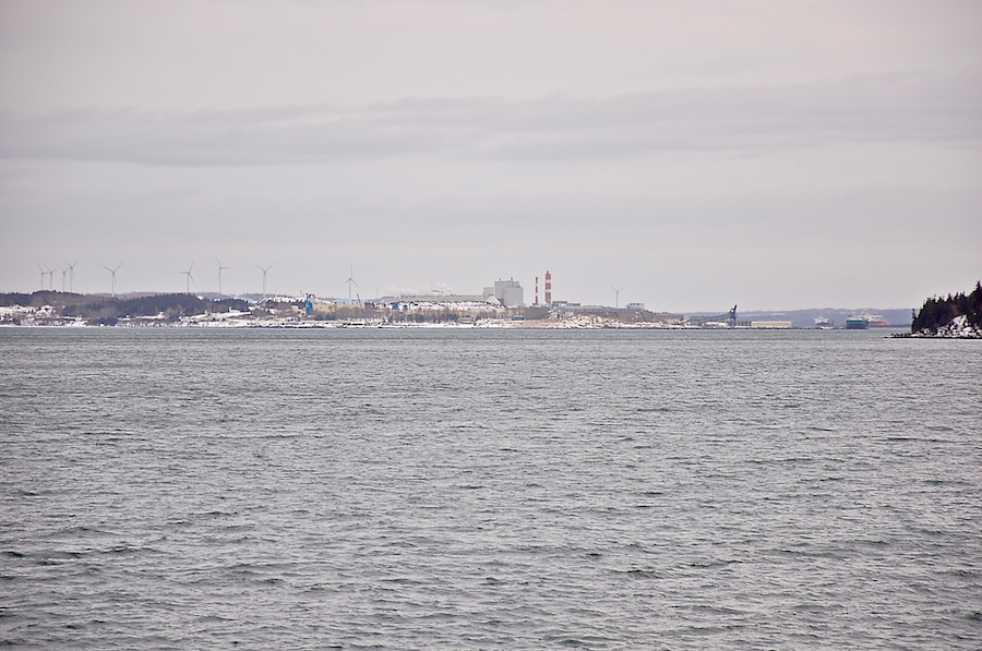 Strait of Canso to the south