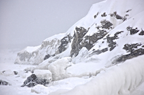 Cliffs to the northeast of the Bay St Lawrence Wharf