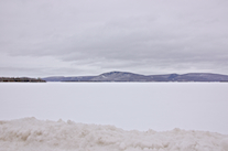 Whycocomagh Bay and Salt Mountain from Portage Road
