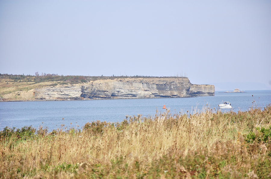 High Cape and Little Bras d’Or Channel Mouth from Alder Point Harbour