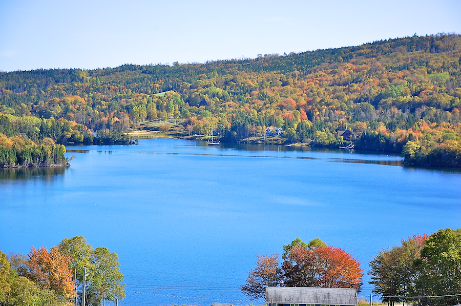 Baddeck Bay from the Trans-Canada Highway