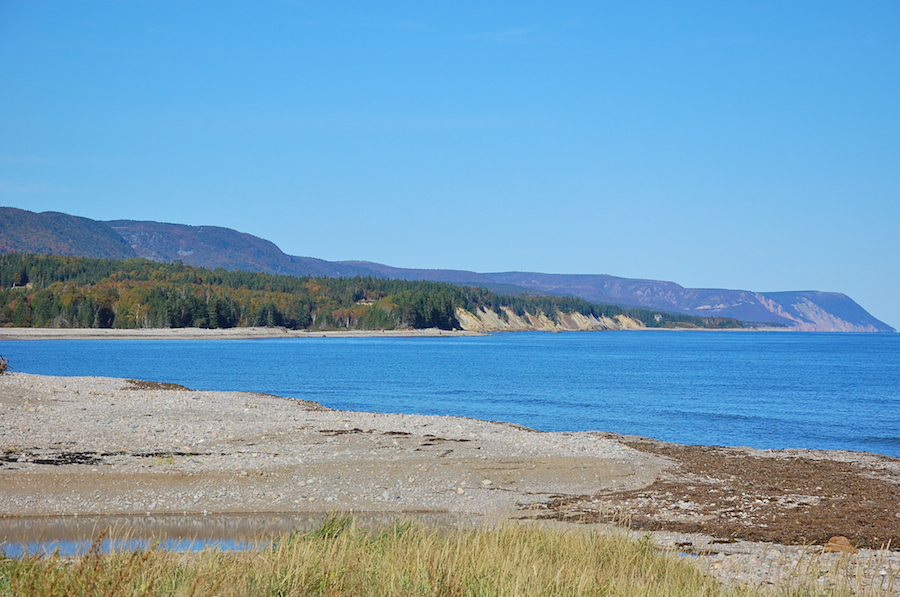St Anns Bay Coast to the north from Little River
