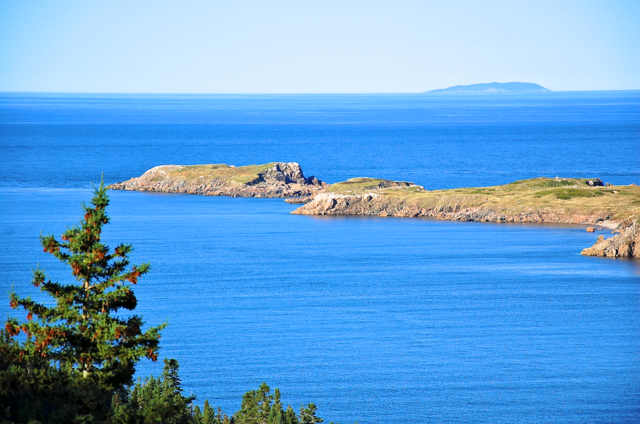 White Point and White Point Island from the White Point Road