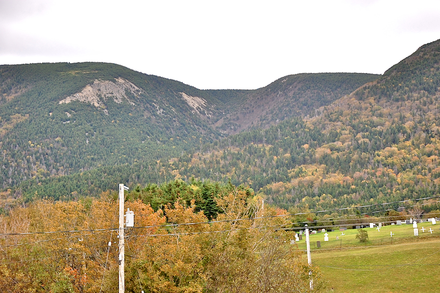 Cape North Massif from St Margaret Village