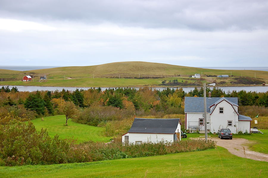 Dune and Deadmans Pond from St Margaret Village
