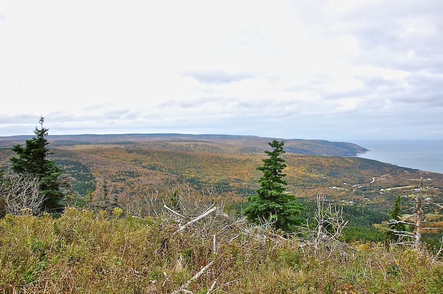 Northern End of Cape Breton Island from the Cape North Massif