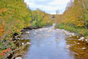 Looking downstream at the South Aspy River from the South Ridge Road
