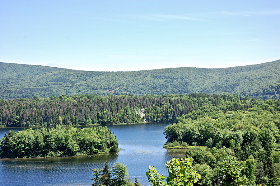 East view from the Freshwater Lake Look-Off