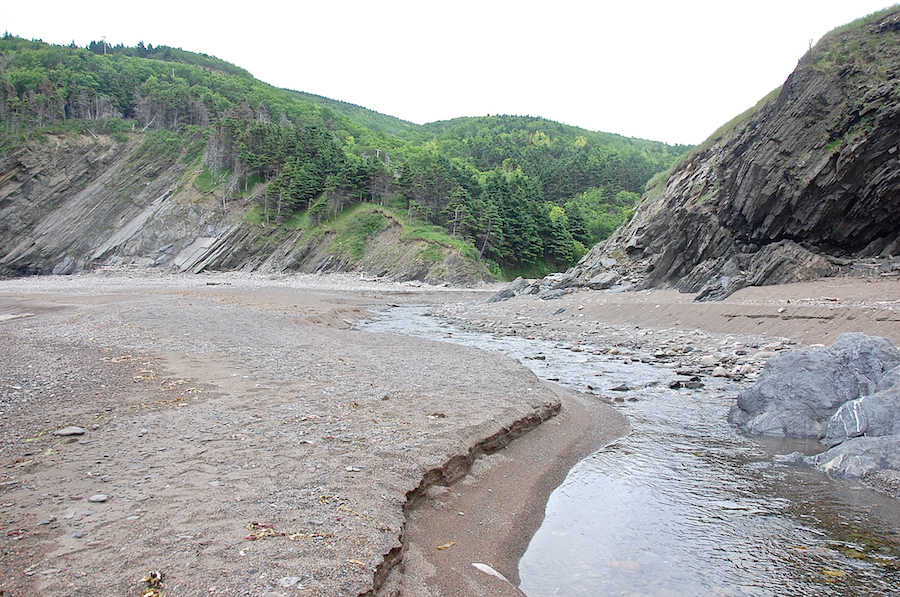 Meat Cove Brook from its mouth