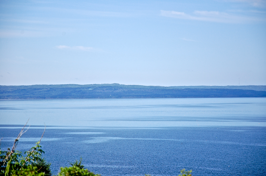 St Georges Bay at the entrance to the Strait of Canso from Christy’s Look-Off