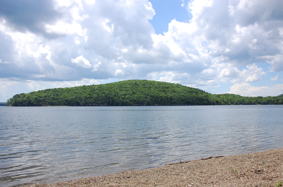 Indian Island from the Whycocomagh Day Park