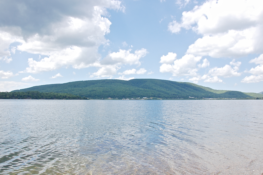 Skye Mountain rises above Waycobah