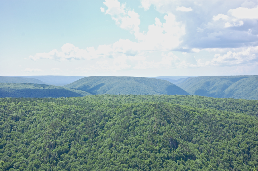 A closer view of Sugarloaf Mountain