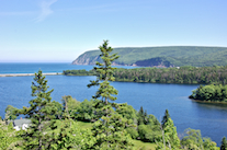 Southeast view from the Freshwater Lake Look-Off