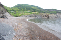 View from the east end of the beach looking west