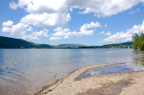 View to the northwest from the Whycocomagh Day Park