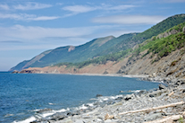 The coast below French Mountain from Red Head to la Bloque