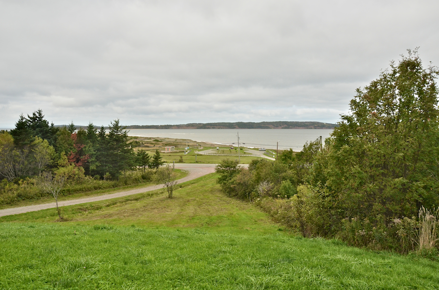 View from the kiosk in Port Hood Station